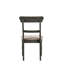 Ensemble de 2 chaises d'appoint en lin brun clair patiné Ezayah