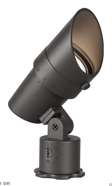 LED Spotlight, Bronze on Brass, 3000K