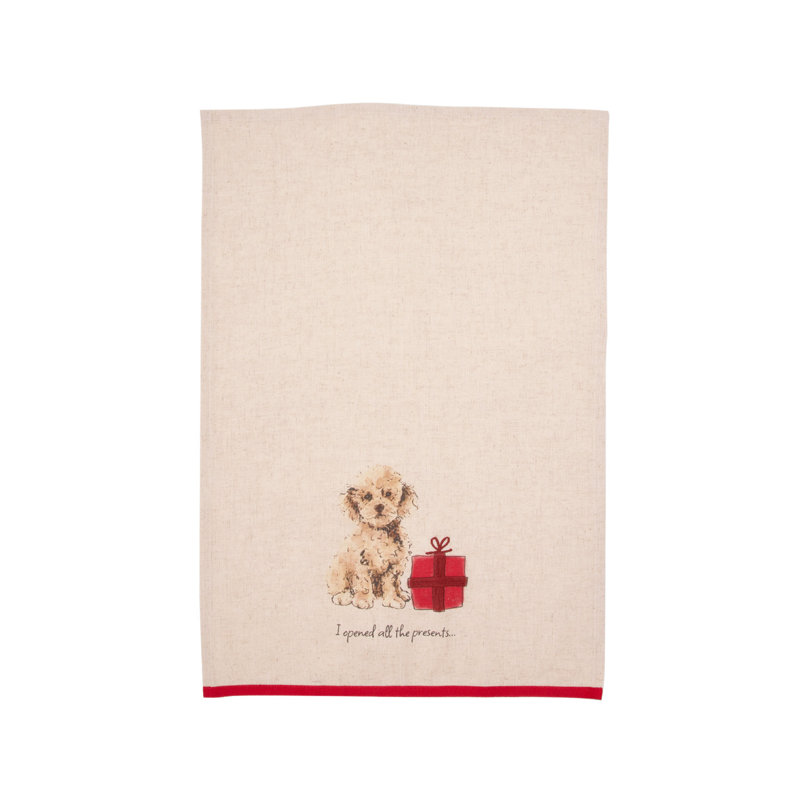 Serviette de Noël Goldendoodle