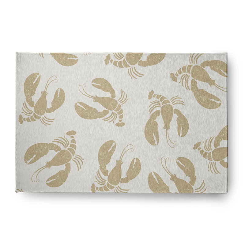 Parrella Chenille Animal Print Indoor Rug, Rectangle 4' x 6'