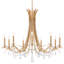 Vesca 9 Light 45in x 38in Chandelier in Etruscan Gold with Clear Heritage Handcut Crystals-258921752-258921765-258921766