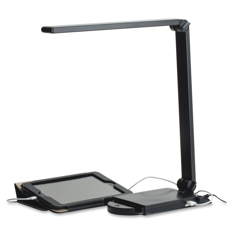 Lampe de bureau 17,52 po, Noir