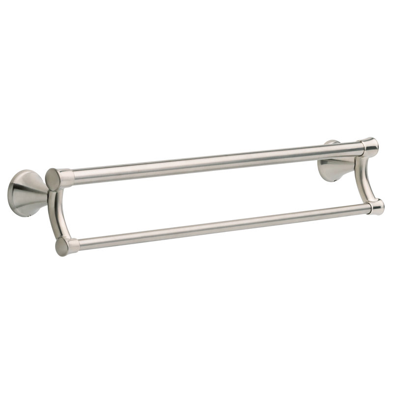 Bath Safety 24" Wall Mounted Towel Bar, Brilliance Stainless
