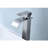 Stainless Steel Bathroom Faucet With Waterfall Spout Feature, Single Handle For Easy Water Adjustment And Optimal Flow, Brushed Nickel A Chic Look Faucet, Build Quality, Sophisticated Touch-121612969