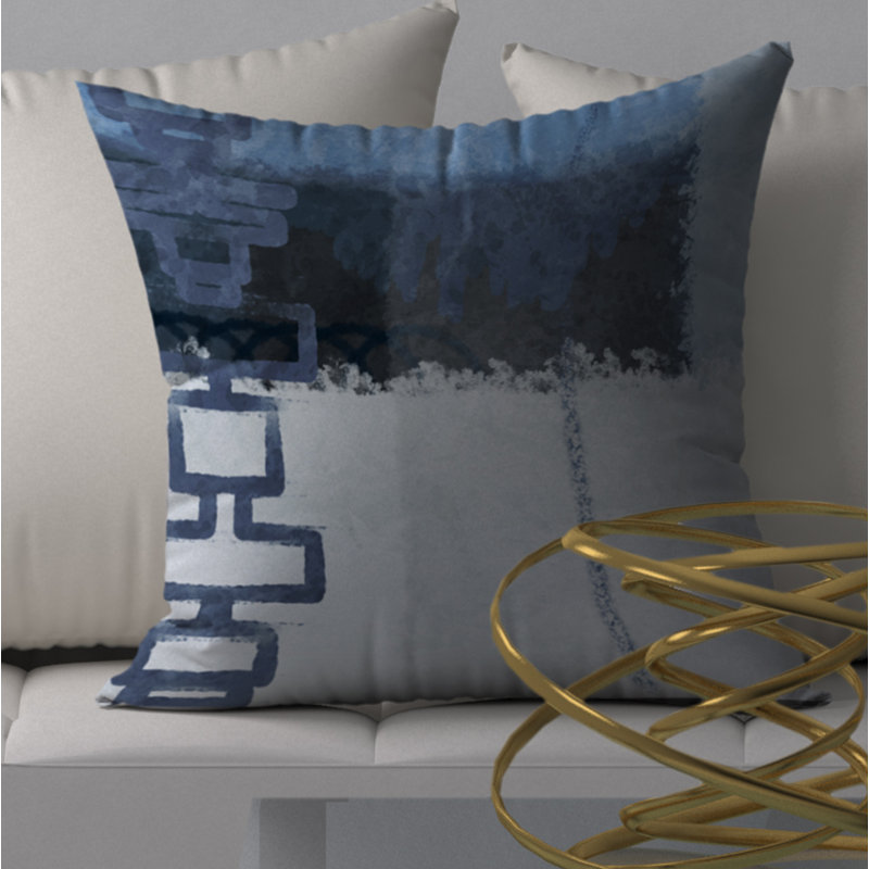 Housse d’oreiller carrée en forme de coussin décoratif effervescente, H 18 po x l 18 po