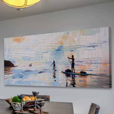 " Dusk Paddling " by Parvez Taj
