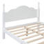 Structure de lit double en bois pleine grandeur, lit plateforme de style rétro avec support en lattes de bois-1529080085-1529080084