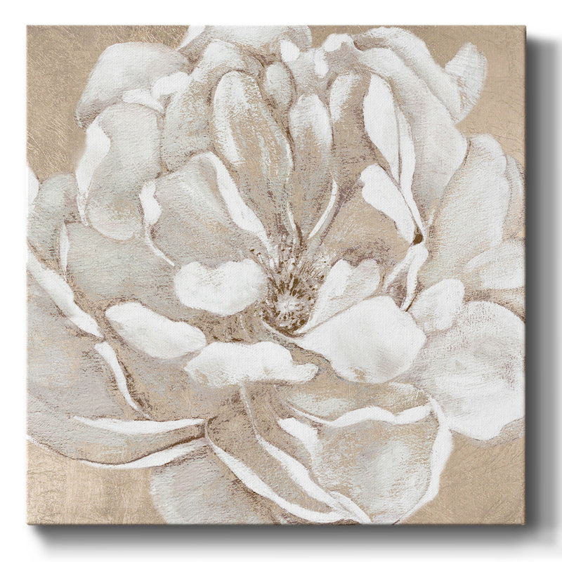 «Blush Bloom II» sur toile, H 24 po x l 24 po