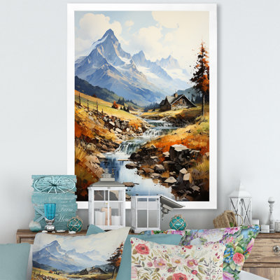 Paysage alpin du ruisseau Nostalgia
