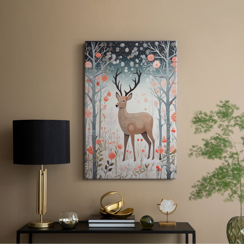 ANIMALS Series CDLXV III - Toile tendue avec châssis Premium - Prêt à être accroché, H 12 po x l 8 po