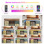 Metal 8 - Drawer Rectangle Accent Chest