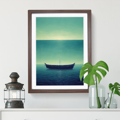 Boat Under the Ocean - Wall Art