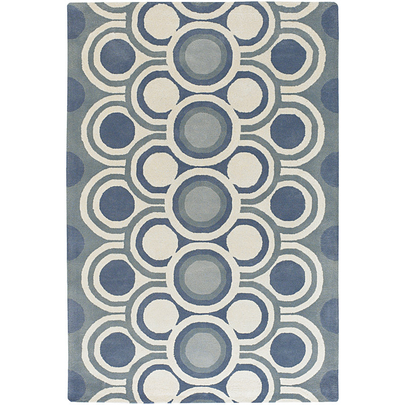 Eton Area Rug, Rectangle 2' x 3',  Blue/White