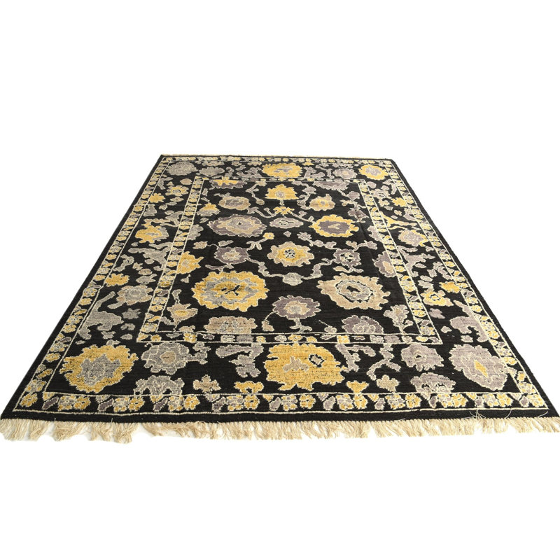 Tapis noir 8 x 10 8 po
