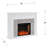Hebbington Tiled Fireplace with Chevron Marble Tile