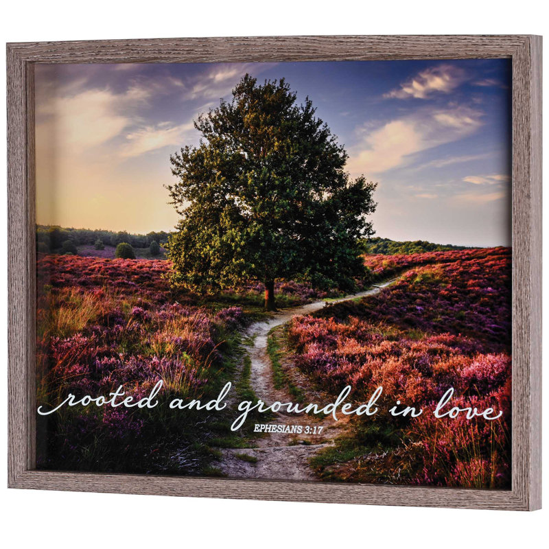 Framed Wall Art Rooted And Grounded