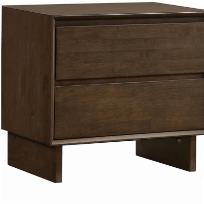 Table de chevet 2 tiroirs Hemlock