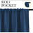 Blackout Curtains for Living Room Thermal Insulation Room Darkening Rod Pocket Drapes(Set of 2)-1472865326-1452178596