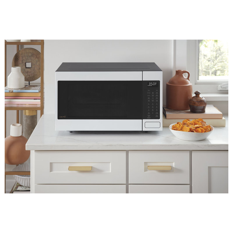 Café 1.5 Cu. Ft. Smart Countertop Convection/Microwave Oven, Matte White