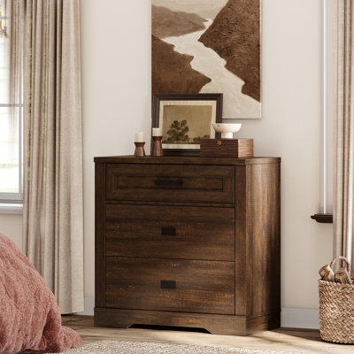 Laziza 3-Drawer Mid-Century Modern Dresser 