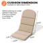 Coussin de siège / dossier Adirondack de 2,36 po Ebern Designs-788651617-788651679-796828164