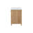 Cane Paneled Bathroom Vanity with Engineered Stone Top