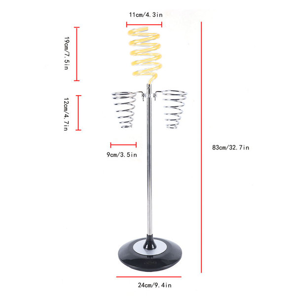 168 Pegs Carbon Steel Adjustable Height Movable Hair Rack, Durable Hair  Holder Hair Organizer