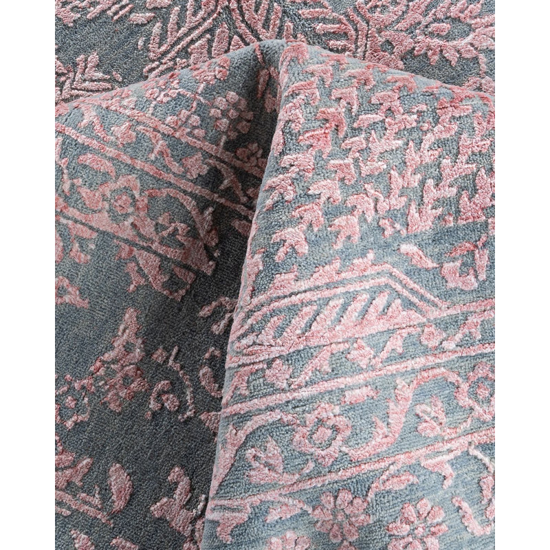 Overdyed One-of-a-Kind 9' 1" X 11' 10" Hand Knotted Area Rug