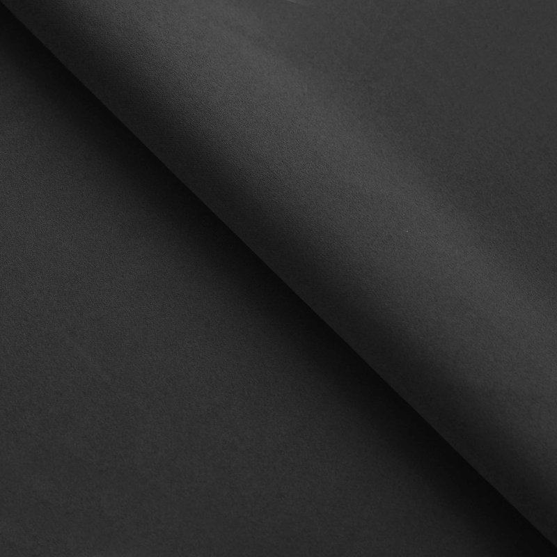  Trixie Millendon Solid Modern Polyester Room Darkening Curtain Pair, 42" W x 84" L, Black