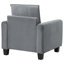 Fauteuil d'appoint rembourré Dixon