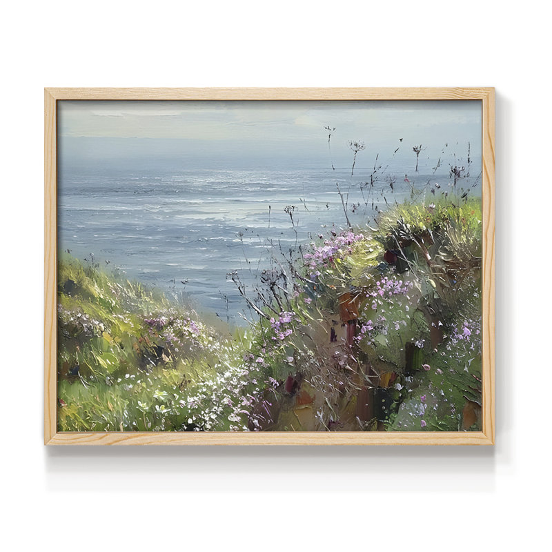 Paysages rétro-DLVI-reproduction encadrée, H 8 po x l 10 po, Naturel