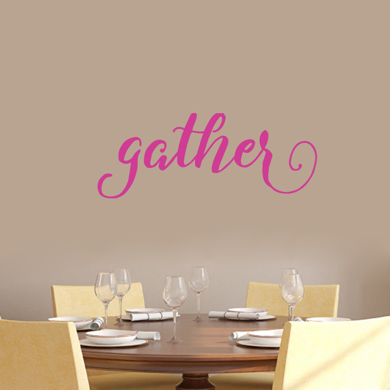 Adhésif décoratif «Gather», Rose vif