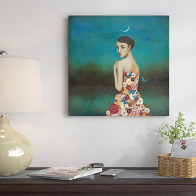 « reflective nature », impression carrée sur toile tendue
