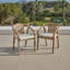 6 - Person Acacia Patio Dining Set with Rectangular Table , Cushions Included-1296059506