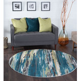 Tapis bleu camouflage