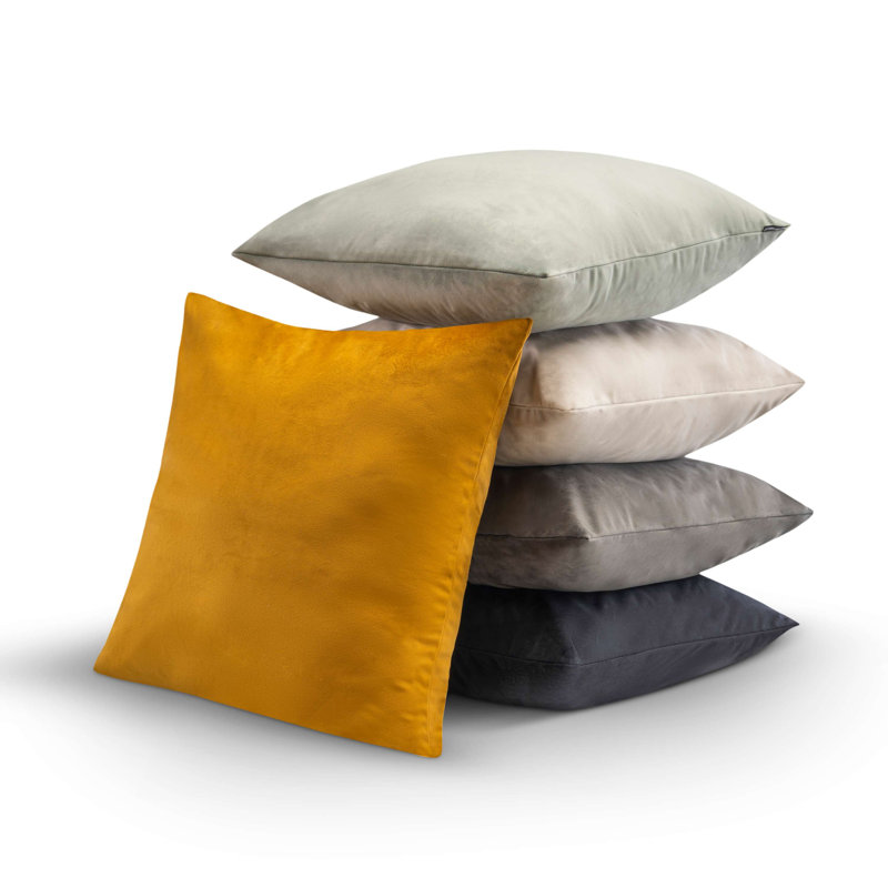 Beige Square Cushion Cover