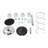 49.21'' H Floor Candelabra