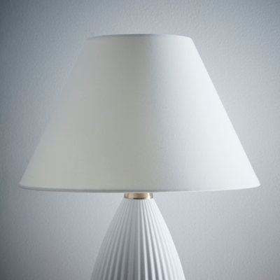 Linen Cone Lamp Shade ( Uno )