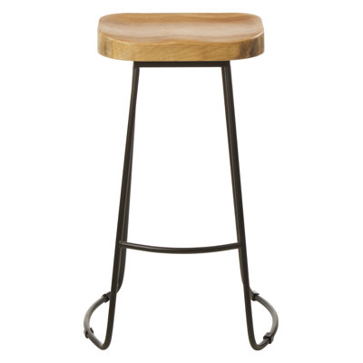 Levon Solid Wood Bar Stool