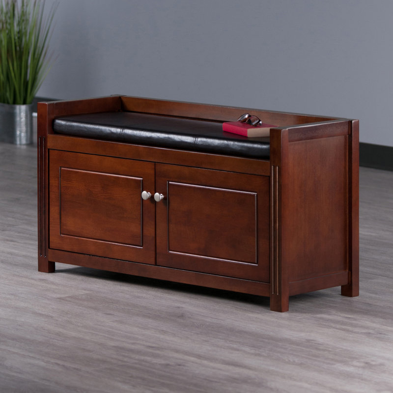 Banc de rangement en bois Gillard