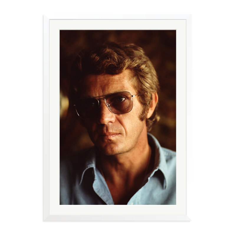 McQueen, 1969, 38" H x 27" W, White