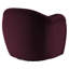 Fauteuil pivotant en velours Compose Performance