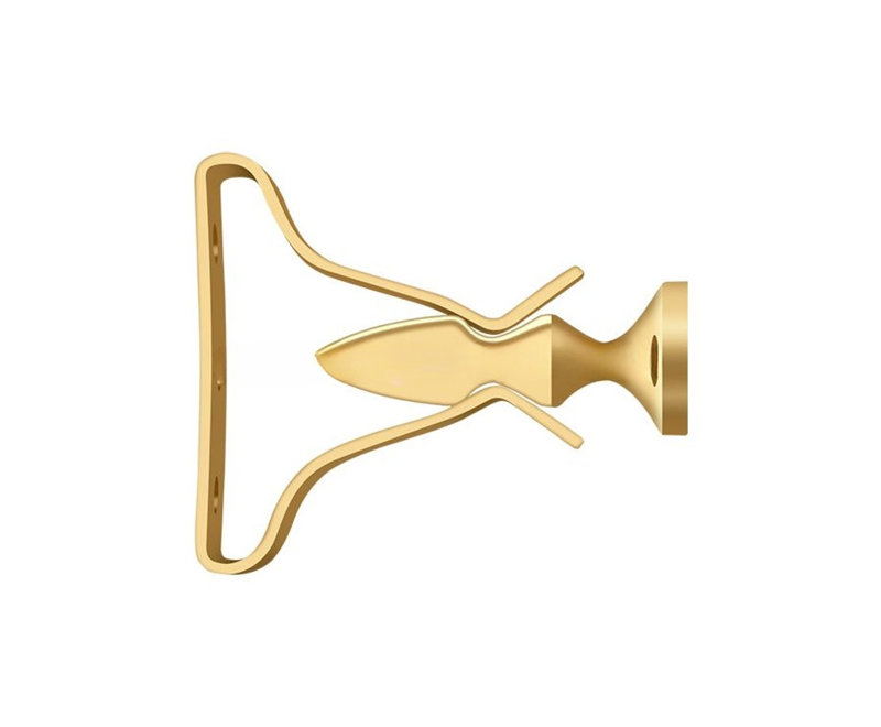 Deltana SDH193CR003 Shutter Door Holder, 2-3/4" in PVD Polished Brass, PVD Polished Brass