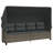  Garden Sofa Set Grey, Dark Grey