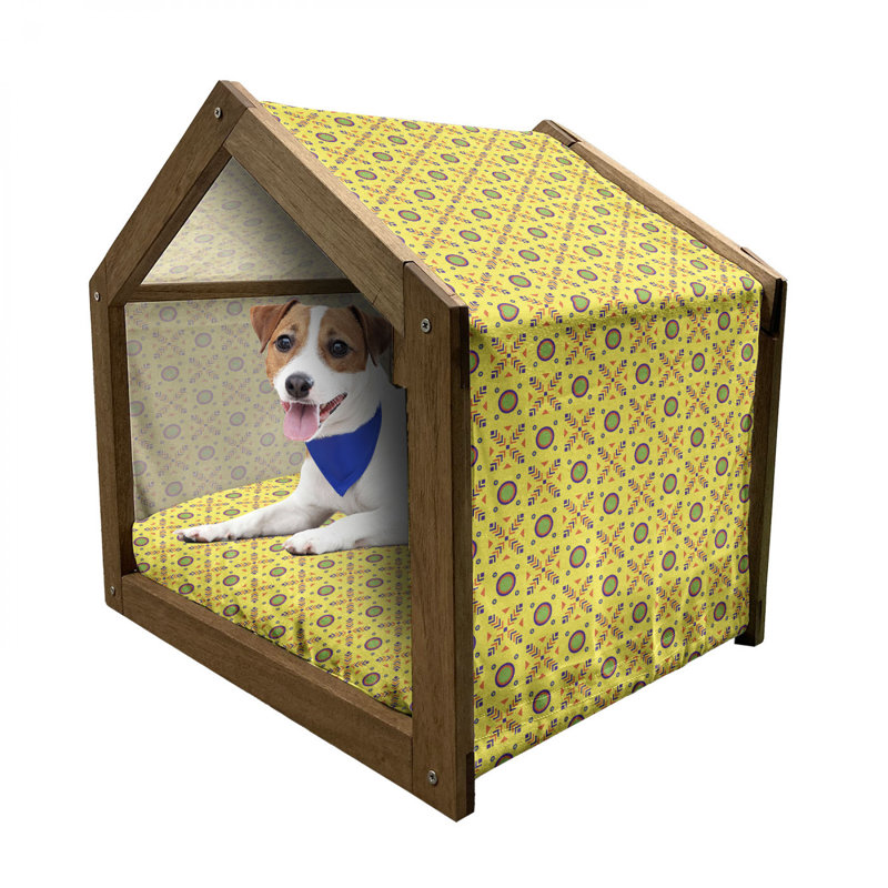 Niche pour chien en bois, H 25,59 po x l 29,53 po x P 21,65 po