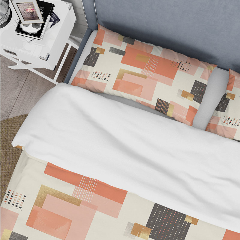 Ensemble de housse de couette Minho, Housse de couette pour grand lit et 2 taies décor