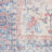 Machine Washable Oriental Blue/Red Area Rug-880018754