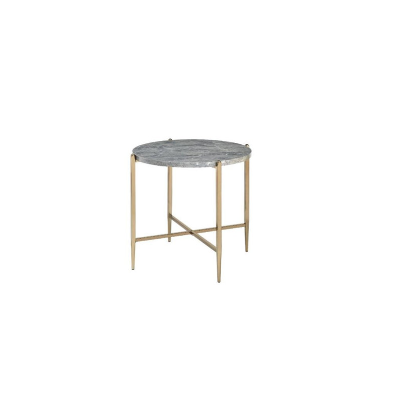 table de bout à pieds croisés
