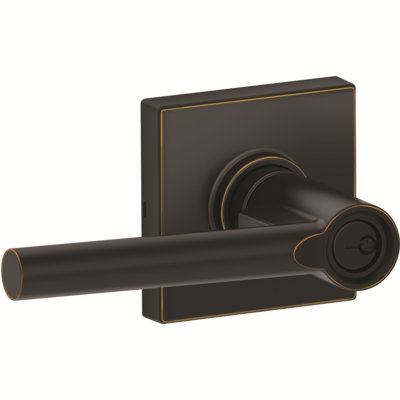 Broadway Door Lever in Aged Bronze