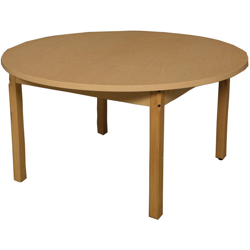 Table d'activité circulaire en stratifié haute pression, H 27 po x l 42 po x P 42 po